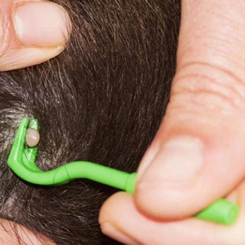 Removedor de Pulgas e Carrapatos: Pinça Extratora para Cães e Gatos - Acessório Essencial para Animais de Estimação