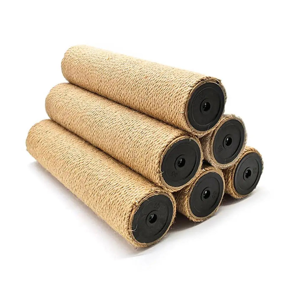 Poste Arranhador de Sisal para Gatos, Brinquedo Anti-Arranhões para Cuidado das Garras, Peças de Reposição Destacáveis DIY para Árvore de Gatos, Suprimentos Domésticos para Gatos de Estimação