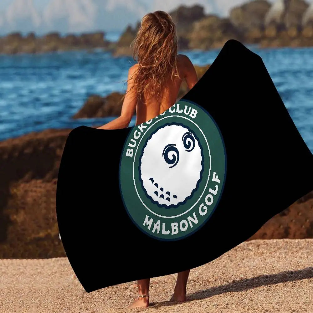 Toalha de banho de microfibra macia, absorvente de água, respirável, para meninas, crianças, decorativa, desenho animado, praia