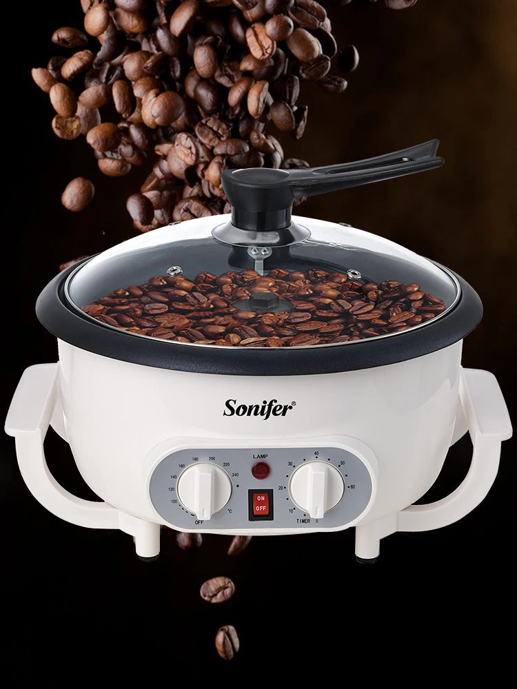 Sonifer-Elétrica Torrador De Feijão De Café, Cozimento Fogão, Pipoca Make Dryer, Secagem De Grãos, Feijão De Amendoim