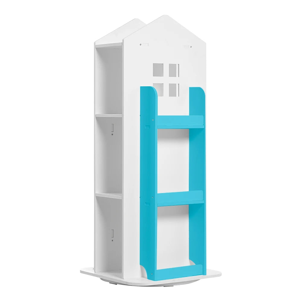 【Breeins】Madre de casa infantil, estante rotativa, livros, brinquedos, organizador de armazenamento, prateleira, armário, decoração de casa