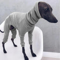 Roupa para Cães Greyhound Whippet Italianos, Pijama de Primavera para Cães de Porte Médio e Grande, Gola Alta, Terno de Quatro Patas S-5XL