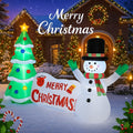 3m/10ft boneco de neve árvore de natal decorações de natal casa brinquedos infláveis com luzes led quintal festa de natal diy decoração suprimentos