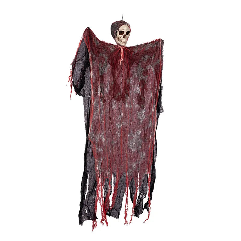 1pc 90cm decoração de halloween esqueleto fantasmas pendurado decoração decorações para ao ar livre indoor festa barra assustador adereços cemitério decoração