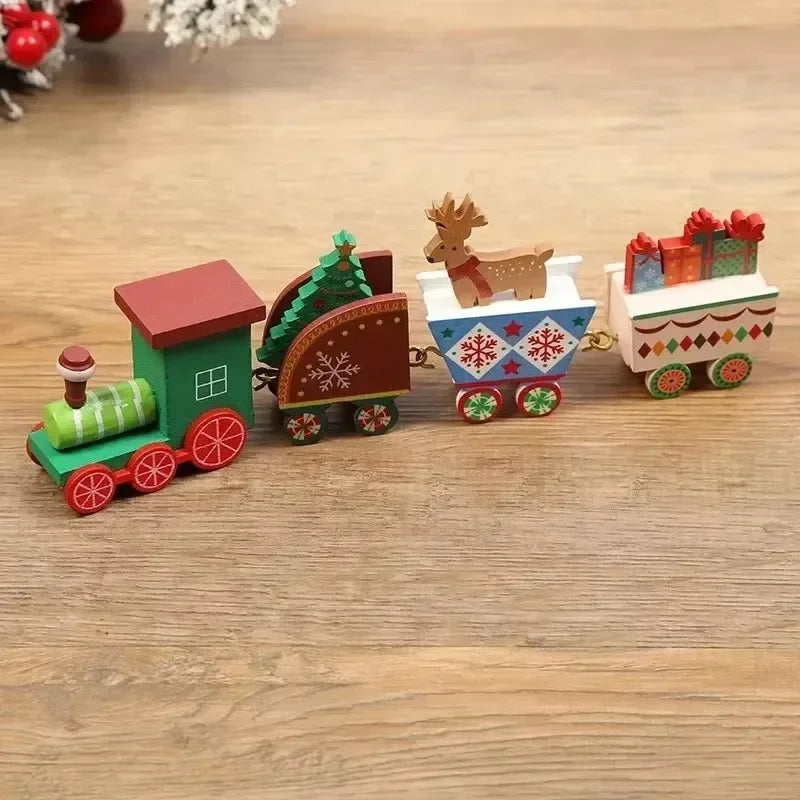 Trem de natal feliz natal decorações para casa cristmas ornamento natal navidad noel presentes feliz ano novo 2025 presentes