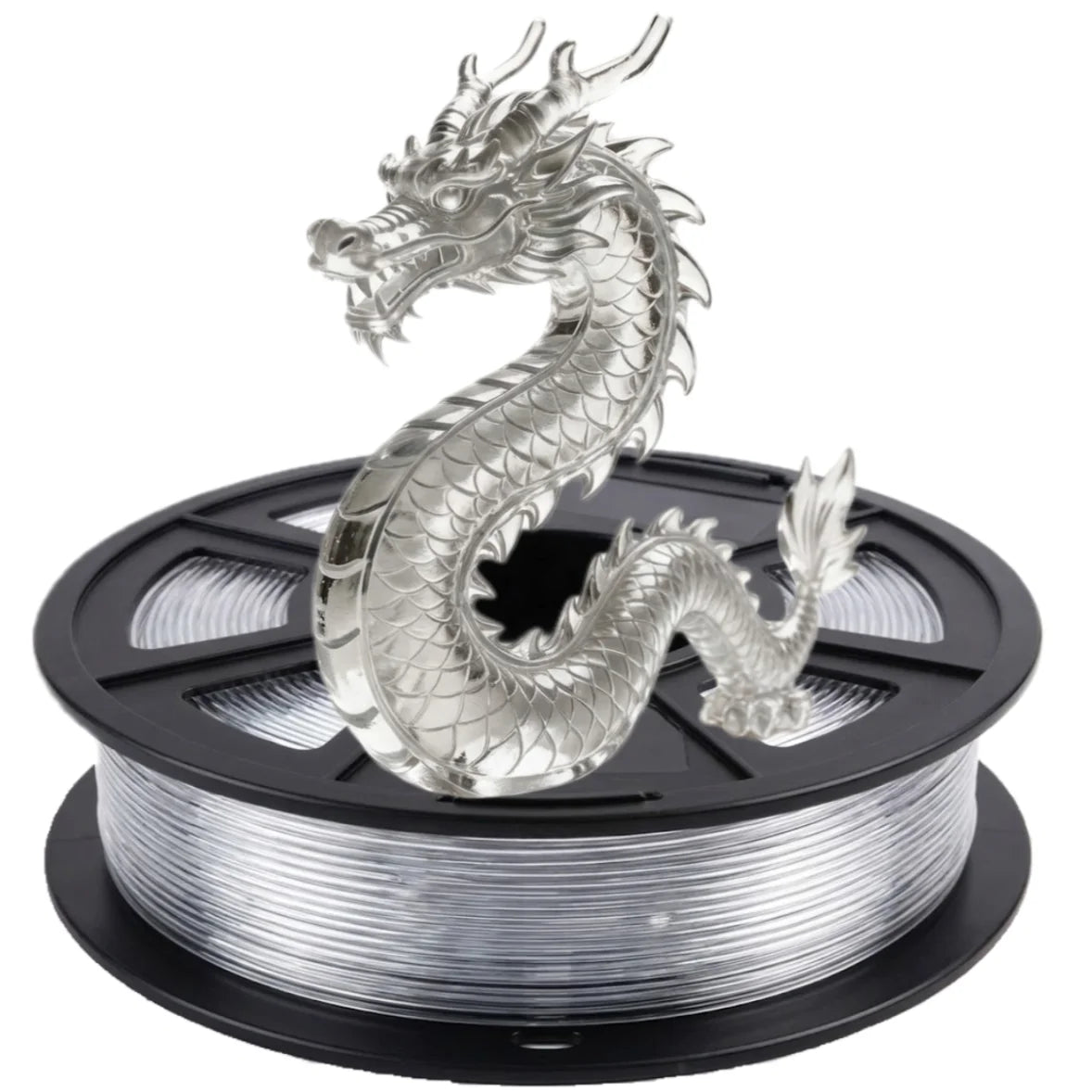 Filamento PETG de 1,75 mm, filamento durável para impressão 3D, com baixíssimo desperdício de material, excelente adesão entre as camadas e alta resistência, 250 g.
