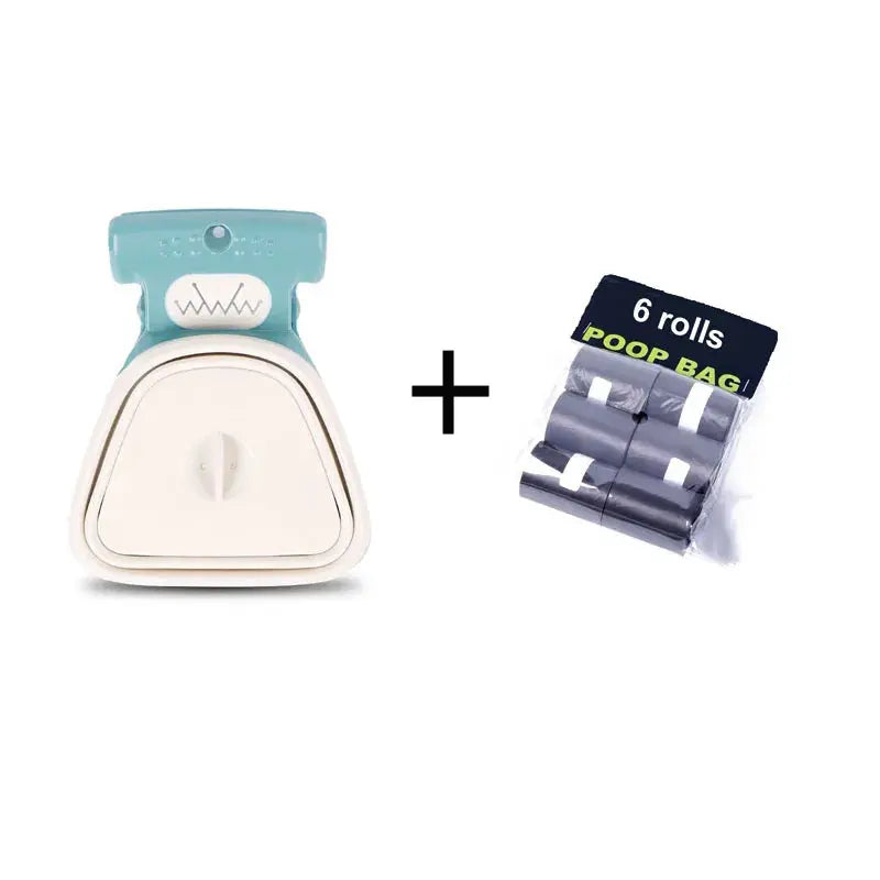 Dispensador de saco de cocô de cachorro, viagem dobrável, colher de cocô, limpo, selecionador de resíduos de animais, ferramentas de limpeza, produtos para animais de estimação Kasa & Pet