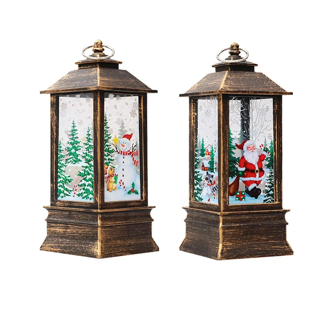 Natal santa lanterna luzes de vento feliz natal decoração para casa natal navidad 2022 ornamentos de natal presentes ano novo 2023