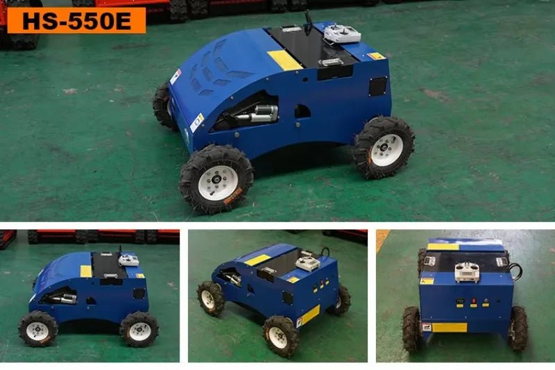 Cortador de Grama Elétrico Robótico de Esteira para Uso Doméstico, Personalizado, com Lâminas de 800mm, 1000mm, 1200mm, para Cortar Grama
