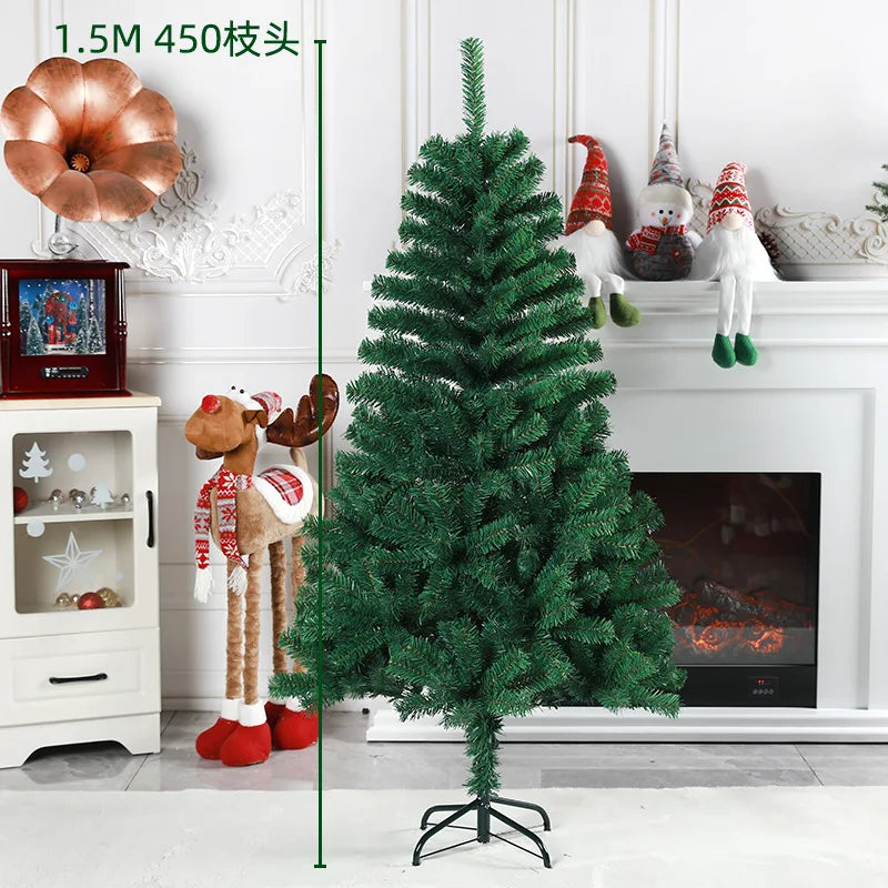 Ano novo noel navidad presente 180cm árvore de natal artificial cedro abeto pinho pvc árvores de natal casa decorações de natal