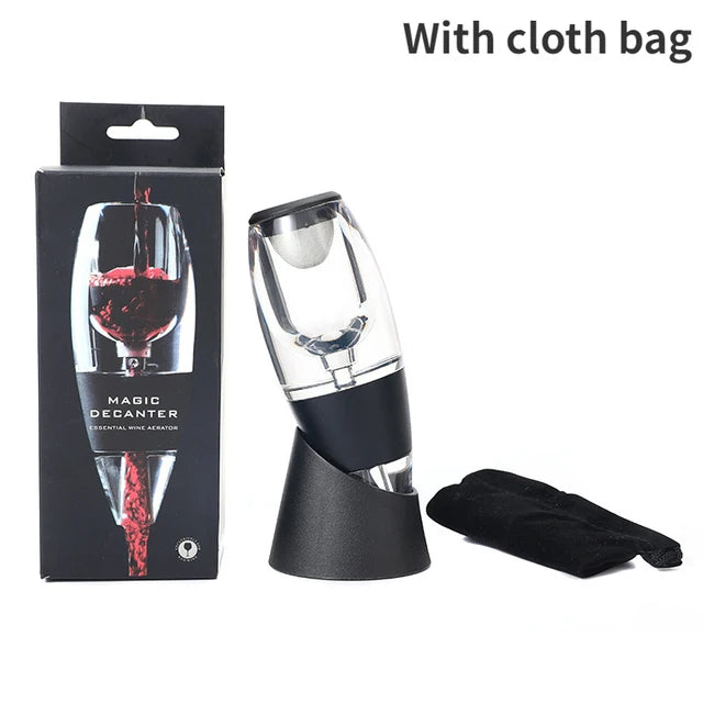 Decantador de vinho tinto Ortable, arejador mágico Bernoulli Air, vinho branco, uísque, rápido, equipamento, acessórios de bar