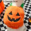 Fantasias de Halloween para Cães, Traje Engraçado de Abóbora Lanterna, Roupa de Transformação para Cães e Gatos de Duas Patas, Chapéu de Abóbora Fofo, Jaqueta para Cães
