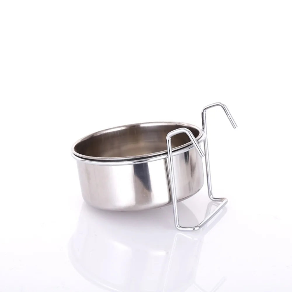 Comedouro Portátil Suspenso para Cães e Gatos, Tigela de Viagem para Ração e Água, Utensílio de Alimentação para Animais de Estimação