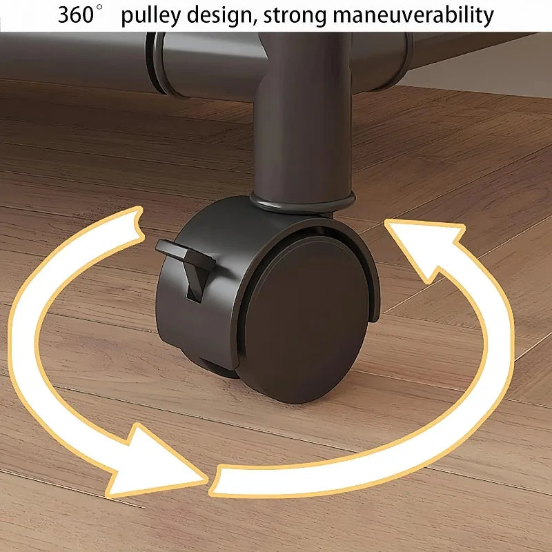 Araras de Roupa com Rodas para Pendurar Roupas, Arara de Chão para Roupas, Suporte para Pendurar Roupas, Ideal para Chapéus, Cachecóis e Gravatas