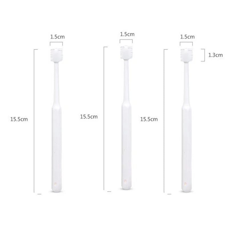 360 °   Escova de Dentes para Animais de Estimação, Escova Macia para Limpeza Bucal de Cães, Escova de Cuidado Dental para Gatos