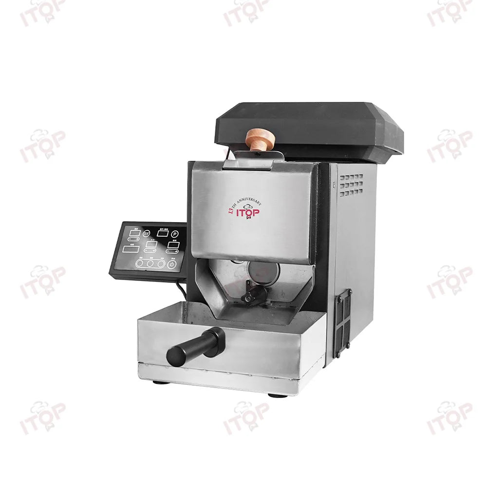 Torrador de Café ITOP com Capacidade de Torragem de 200g para Uso Doméstico, Estrutura de Tambor Patenteada e Design Inovador de Agitador CBR-3