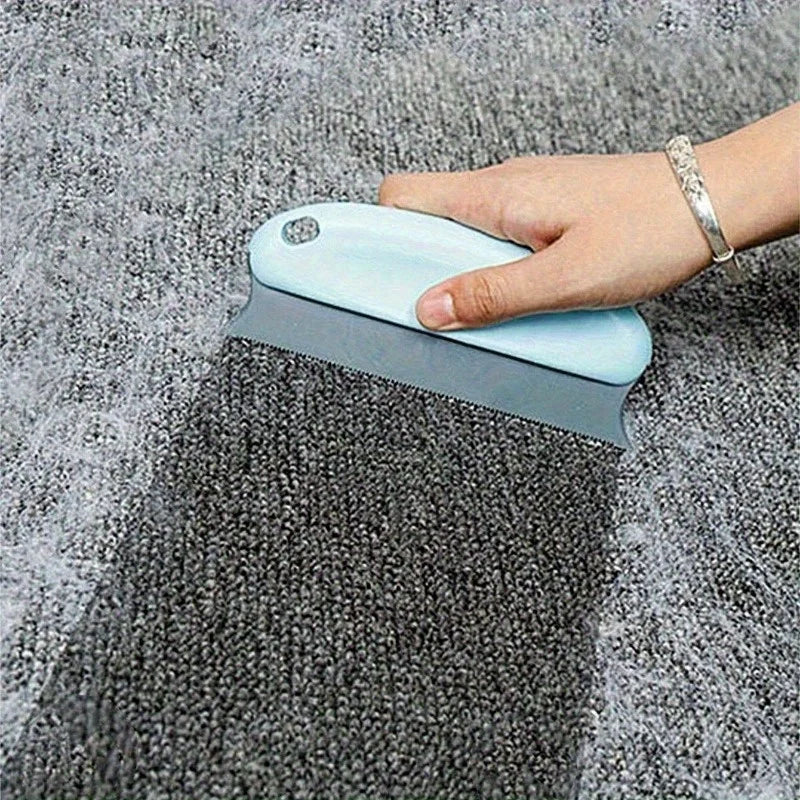 Escova para Limpeza de Pelos de Animais de Estimação, com cerdas de borracha anti-riscos - Adequada para gatos, Escova potente para pelos de cães - Alta eficiência