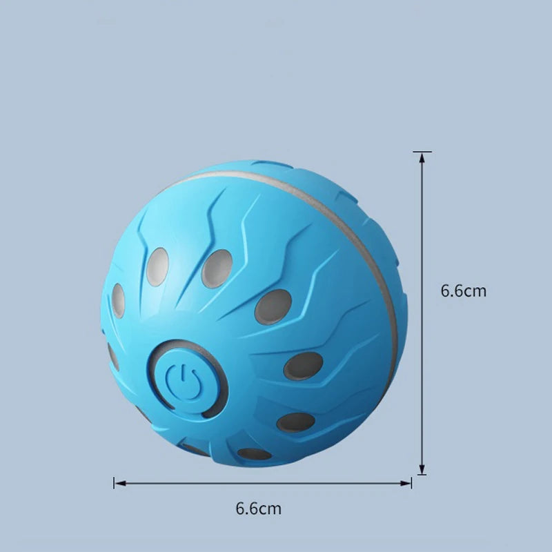 Bola de brinquedo para animais de estimação, bola elétrica para cães, brinquedo interativo recarregável por USB, bom companheiro para cães