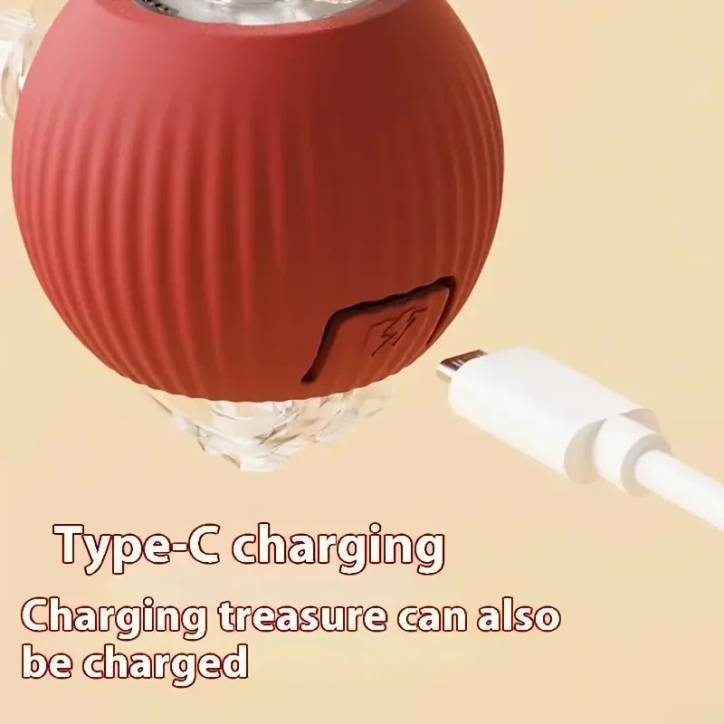 Brinquedo para Cães, Bola Automática para Passeio, Alivia o Tédio, Brinquedo Elétrico Inteligente para Cães, Resistente a Mordidas, Treinamento de Filhotes