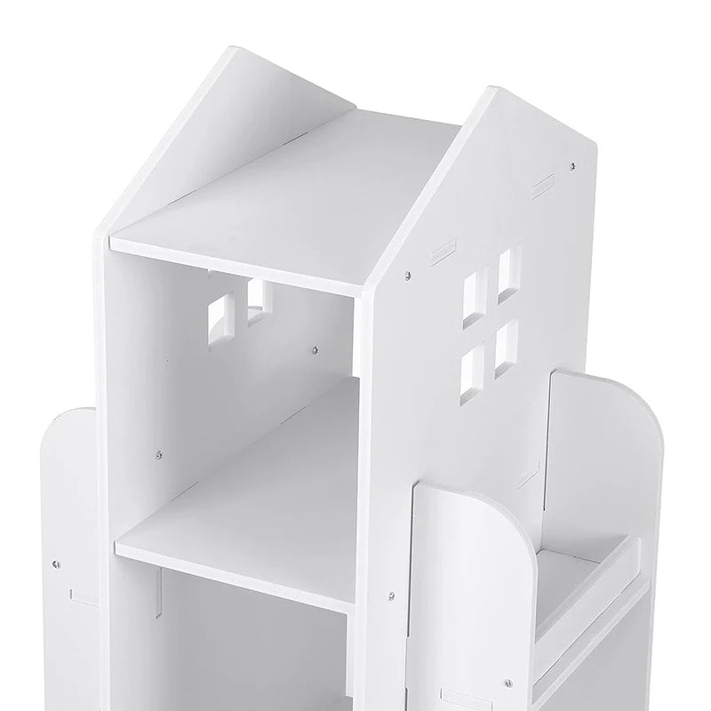 【Breeins】Madre de casa infantil, estante rotativa, livros, brinquedos, organizador de armazenamento, prateleira, armário, decoração de casa