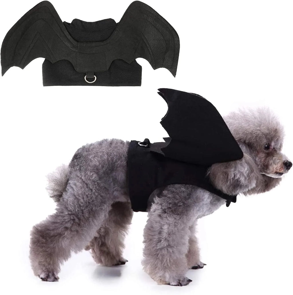 Asas de Morcego para Animais de Estimação de Halloween, Acessórios de Cosplay para Gatos e Cães, Adereços de Transformação para Festas Festivas com Atmosfera Divertida