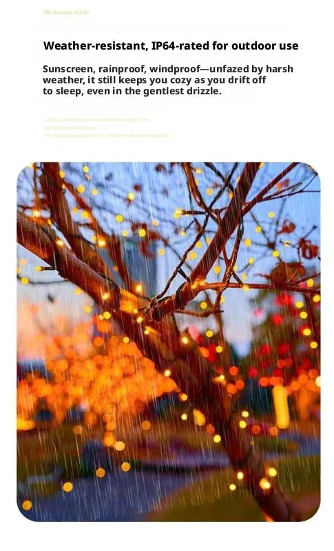 Luzes de Cordão Solares LED 300LED 8 Modos à Prova d'Água Luzes de Fada Alimentadas por Energia Solar para Decoração de Natal ao Ar Livre Lâmpada Estrelada
