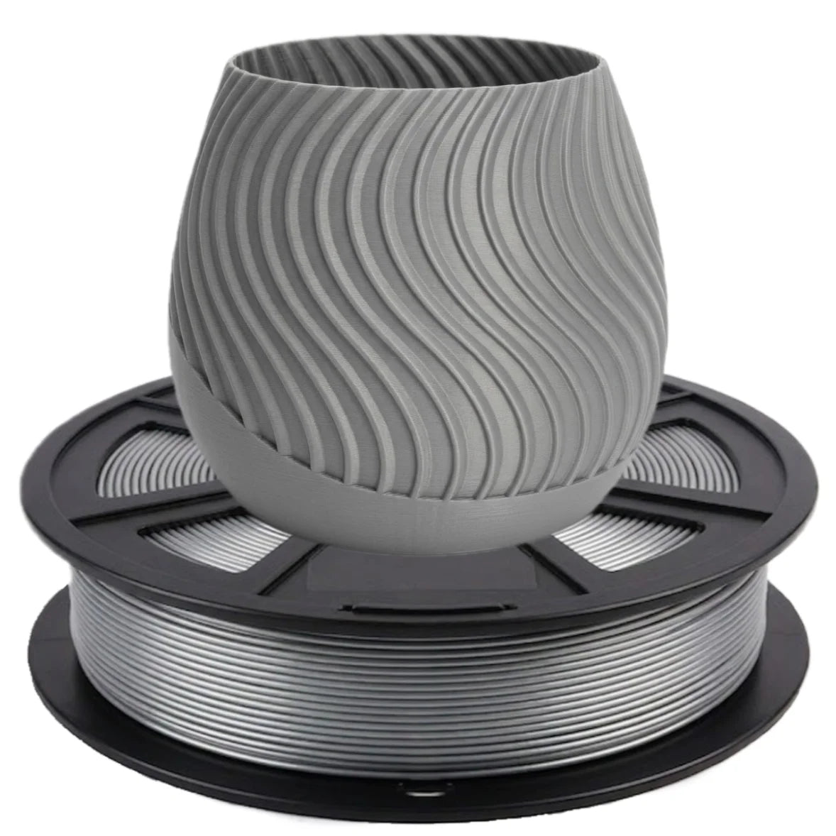 Filamento PETG de 1,75 mm, filamento durável para impressão 3D, com baixíssimo desperdício de material, excelente adesão entre as camadas e alta resistência, 250 g.