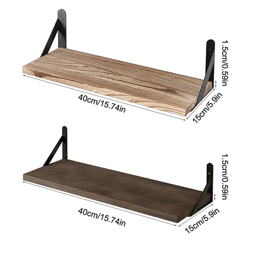 Prateleiras flutuantes para parede, estantes, prateleira de madeira montada na parede para sala de estar, banheiro, quarto, cozinha, decoração de casa