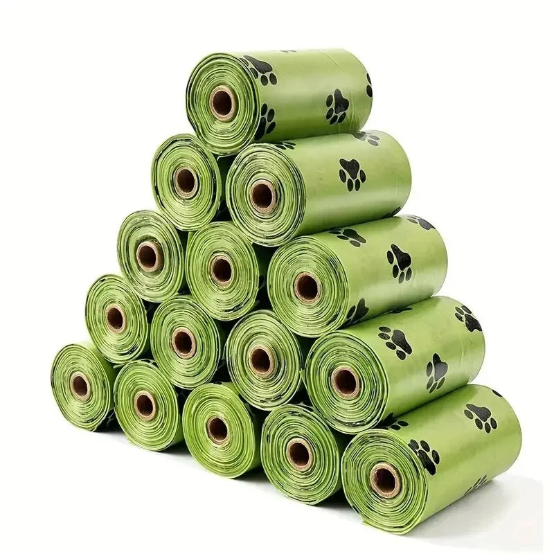600/30 pçs sacos de cocô do cão para o cão grande gato sacos de resíduos perrito ao ar livre casa limpa recarga saco de lixo suprimentos para animais de estimação 15 sacos/rolo