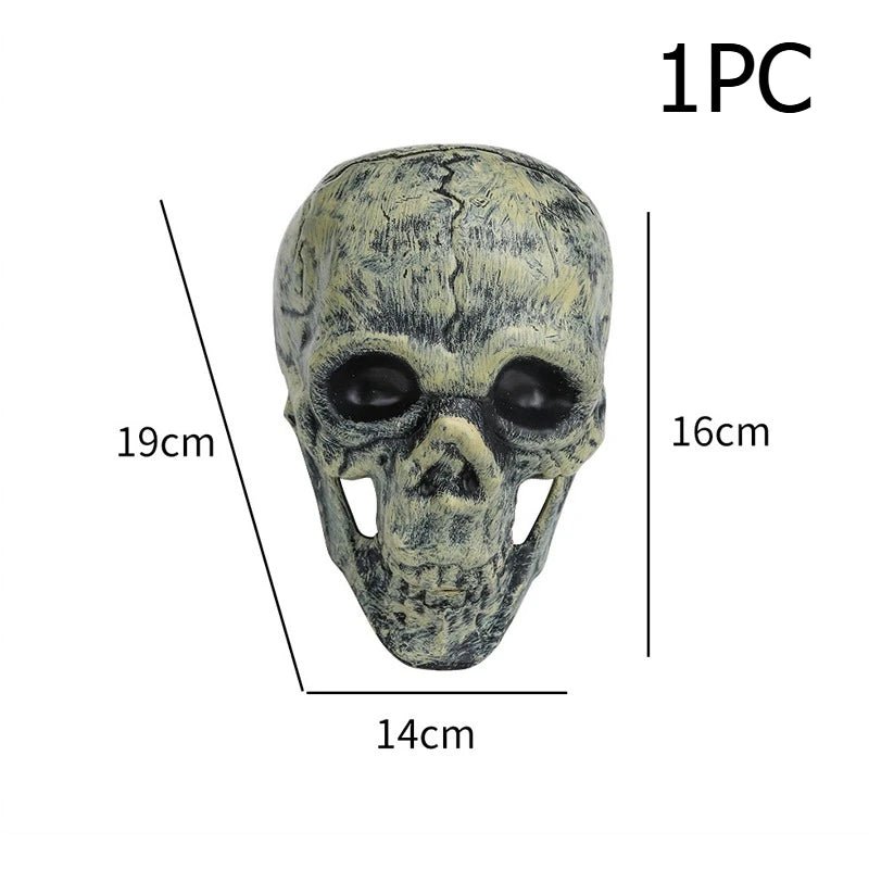 Decoração de Braços de Esqueleto para Halloween, Mãos de Esqueleto Realistas para Decoração de Jardim e Cemitério, Estacas de Esqueleto para Festa ao Ar Livre - Kasa & Pet