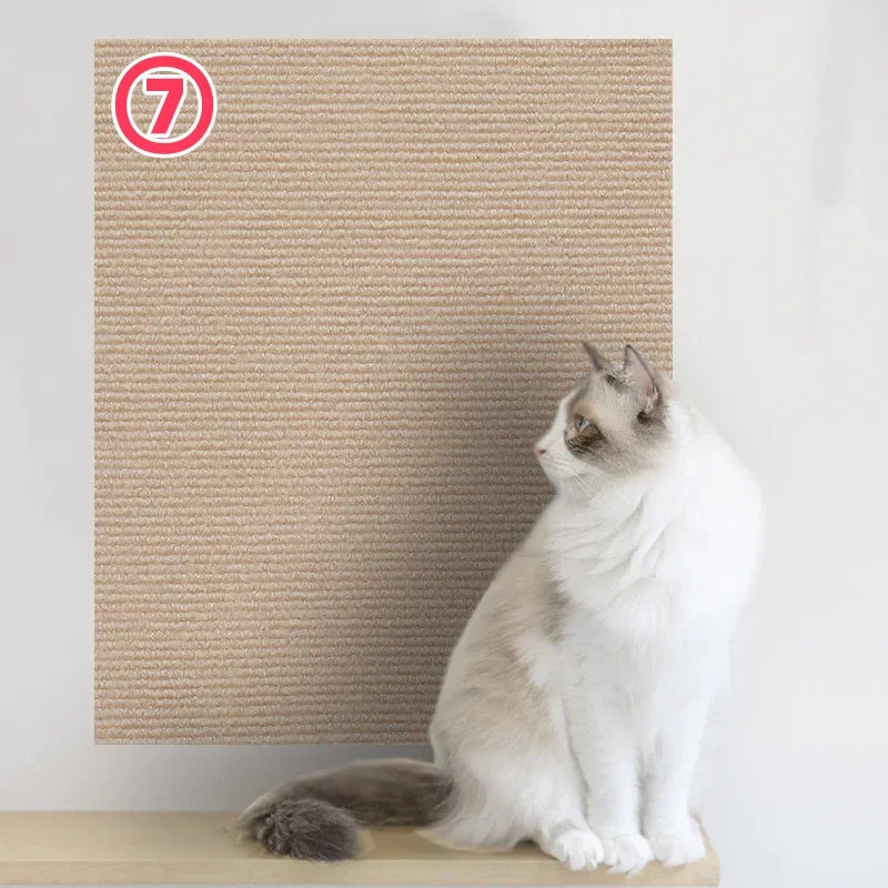Cortável auto-adesivo tapete gatos placa de risco parede anti gato risco sofá diy gatos placa de risco sofá proteção patas afiar Kasa & Pet