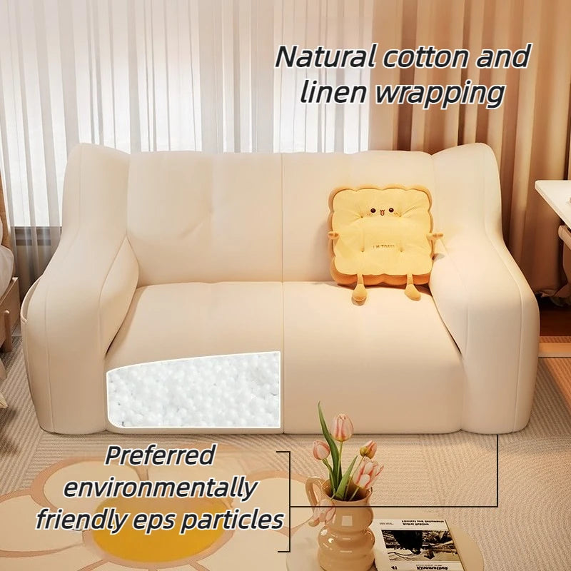 Sofás Bean Bag para 2 Pessoas, Sofás Confortáveis para Sala de Estar, Sofá Bean Bag Portátil para Varanda e Quarto, Tatami Pequeno