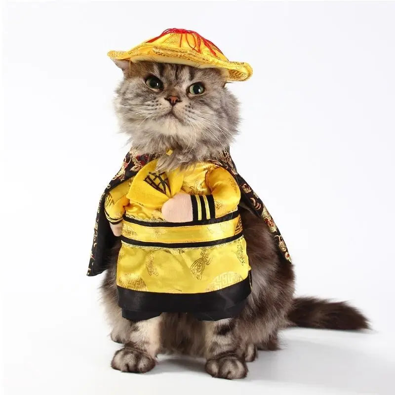 Conjuntos de fantasias ajustáveis para cães de Halloween, roupas, cosplay, fantasia para cães médios e grandes, pug, roupas novas, engraçado, 2023