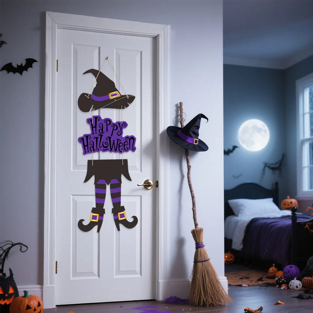 Decorações de Halloween para festas, quintais, shoppings, bares, acessórios de suspensão para portas e festivais dos fantasmas.