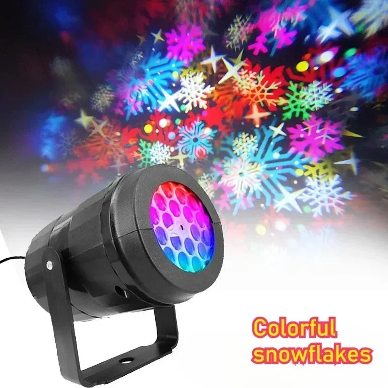 16 padrões de luzes de projetor de natal rotativa decoração de natal ao ar livre/interno projetor led para festa de férias decoração de natal