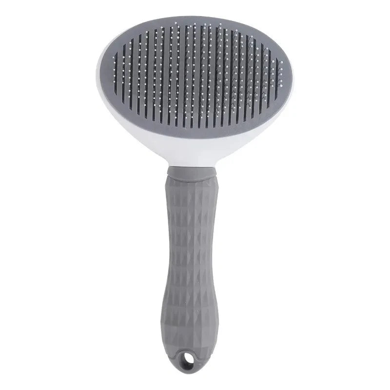 Escova para cães e gatos, pente autolimpante para remoção de pelos de animais de estimação, ferramentas para limpeza de cães e gatos, acessórios para cães