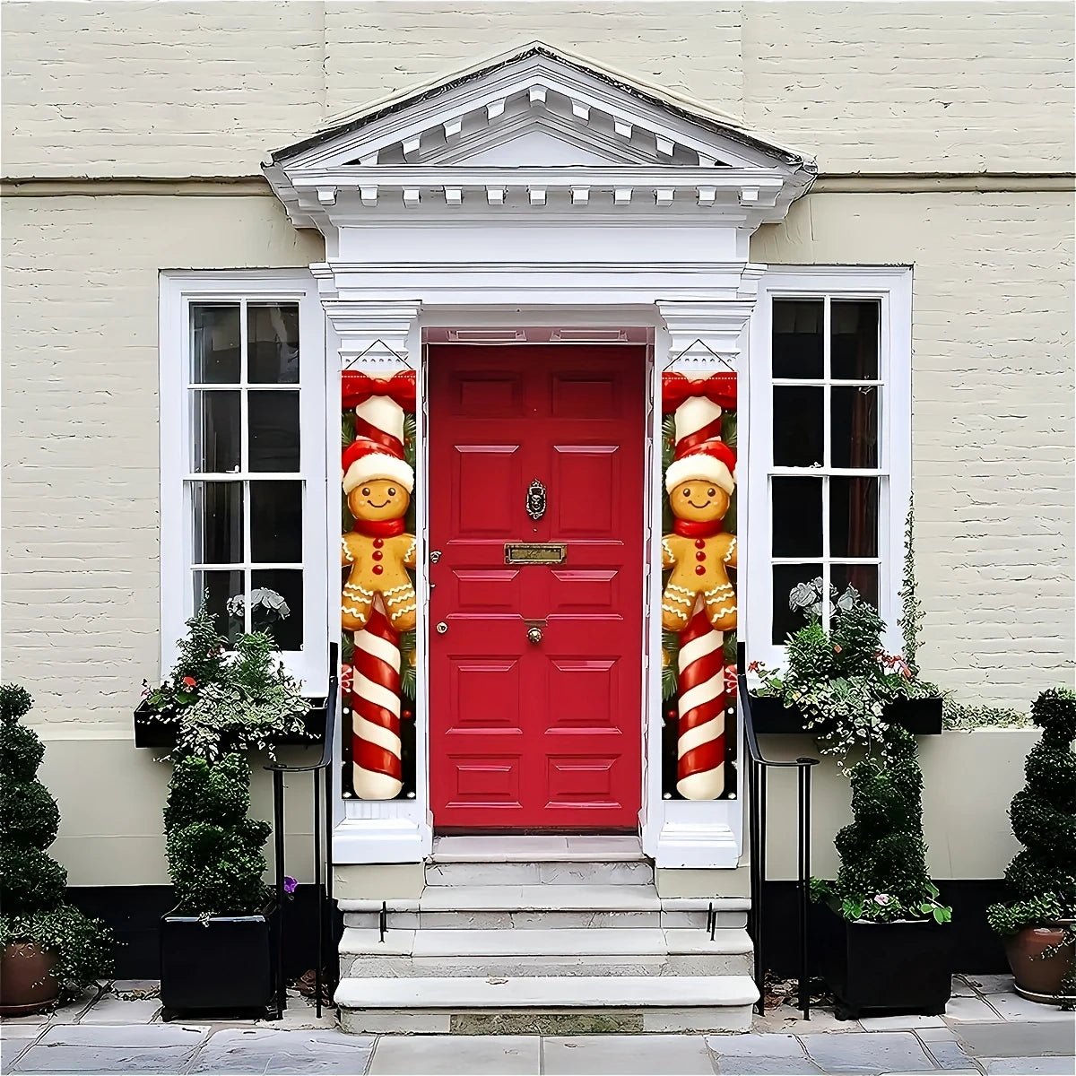 Natal pendurado porta banner feliz natal decoração para casa 2025 natal porta decoração navidad notal noel ornamento ano novo 2026