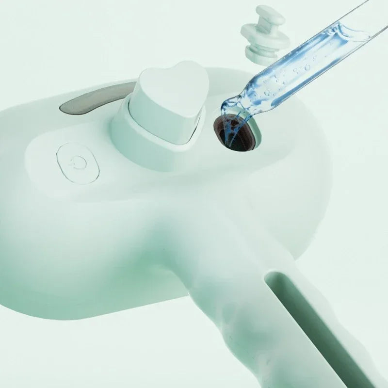Escova de limpeza para cães, spray de vapor limpo para animais de estimação, escova de vapor exclusiva para cães, escova de limpeza de luxo