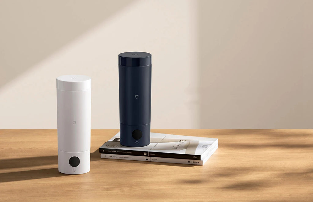 Chaleira Elétrica Inteligente Xiaomi Mijia 350ml, Copo Térmico Portátil com Fervura Rápida e Controle de Temperatura Isolado para Viagens