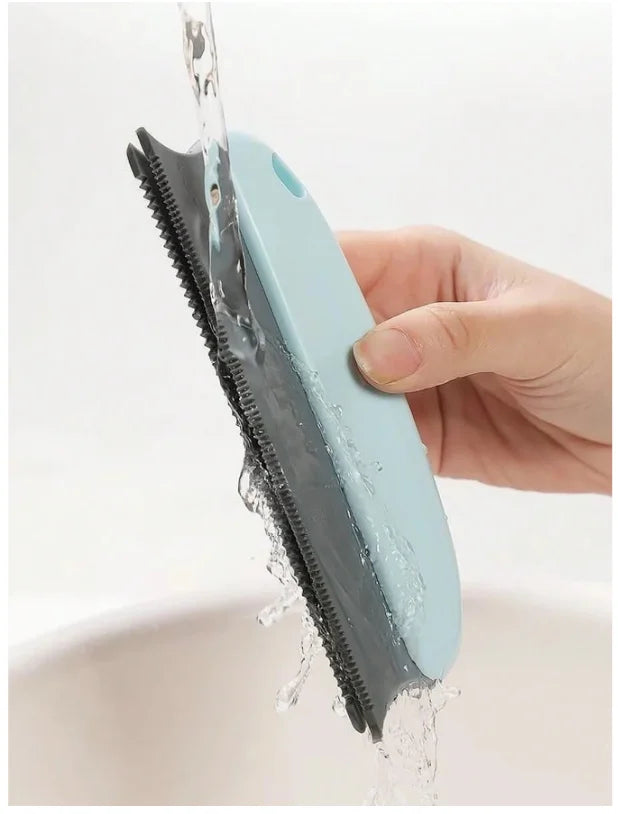 Escova portátil removedora de pelos de animais, ferramenta reutilizável para remover pelos de cães e gatos, limpador de pelos para sofá, roupas, carpete, assento de carro e cama de animais.