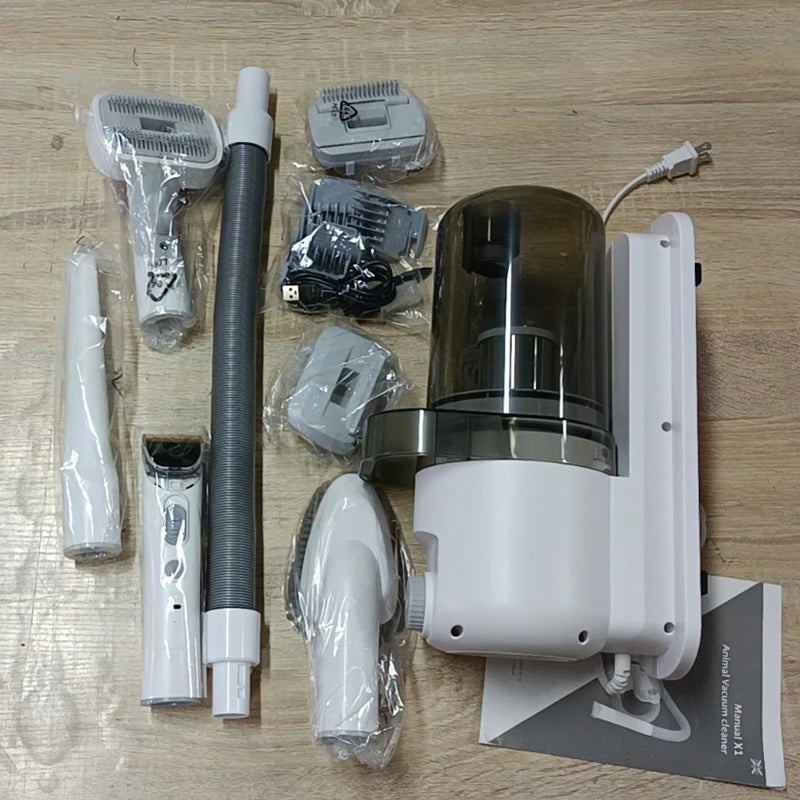 6 In 1 Pet Grooming Vacuum Kit Dog Grooming Clippers Pet Hair Remover With Power 2.5L Large Suction & Low Noise Pet Hair Kits