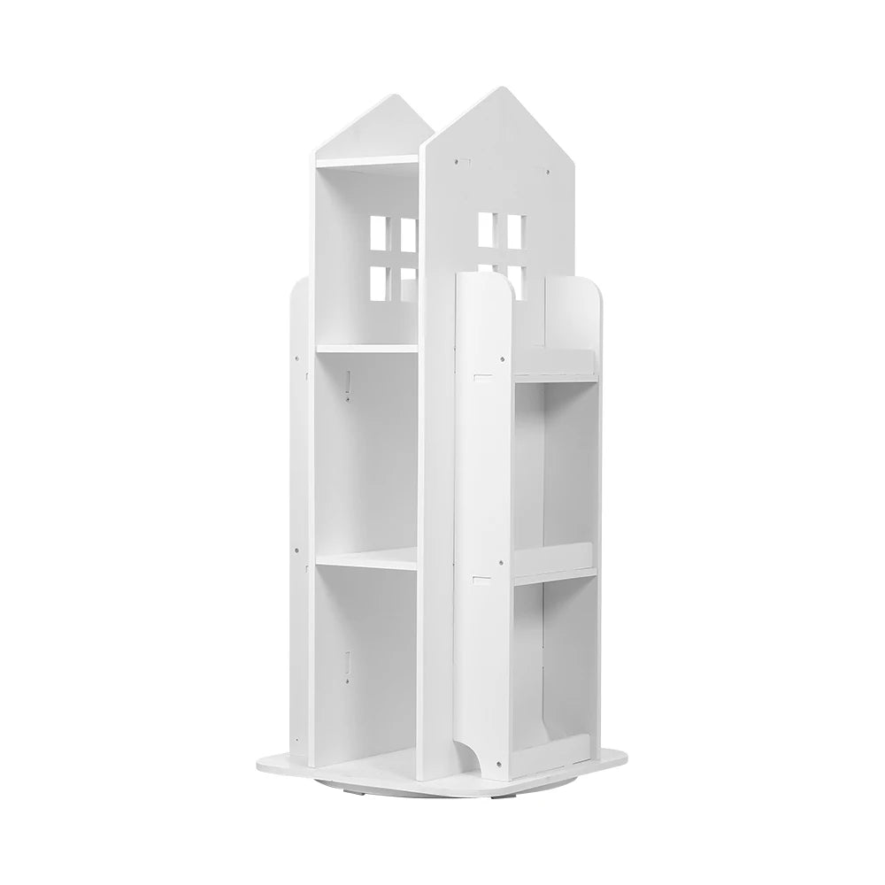 【Breeins】Madre de casa infantil, estante rotativa, livros, brinquedos, organizador de armazenamento, prateleira, armário, decoração de casa