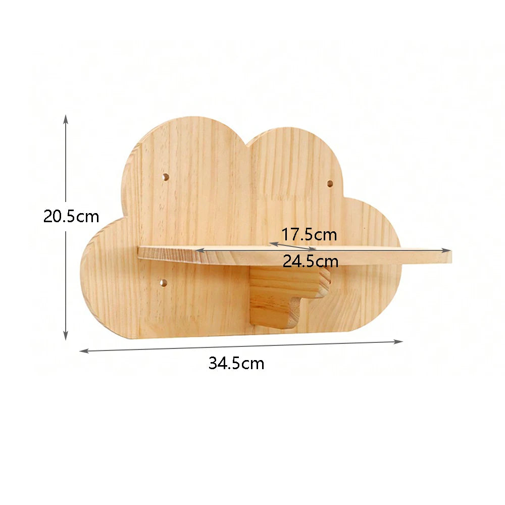 1pcCat Coçar Escalada Post Wall-montado Cat Hammock Bed Pet Móveis Kitten Wall Shelf Set Cat Perch Madeira Cat Tree House