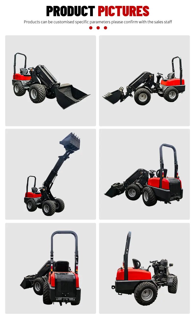 Carregadeira Diesel EPA EURO 5 de 2 Toneladas, Mini Carregadeira com Balde Telescópico, Preços de Máquinas Compactas - Kasa & Pet