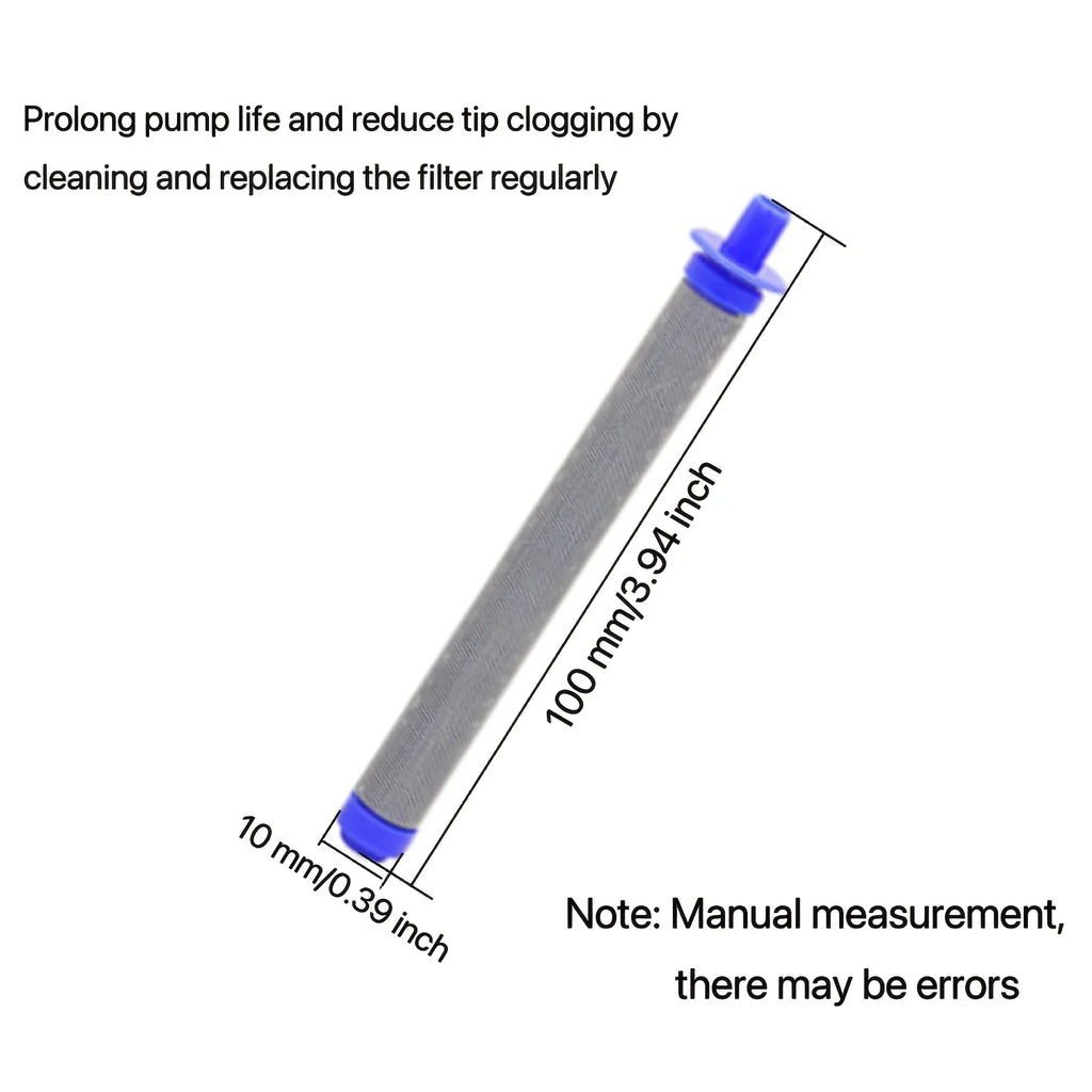 Filtro mal ventilado da arma de pulverização 60 malha, compatível com Sg10, Sg20, Sg Pro, Sg2, Sg3, pacote de 10, filtros de substituição de alto desempenho