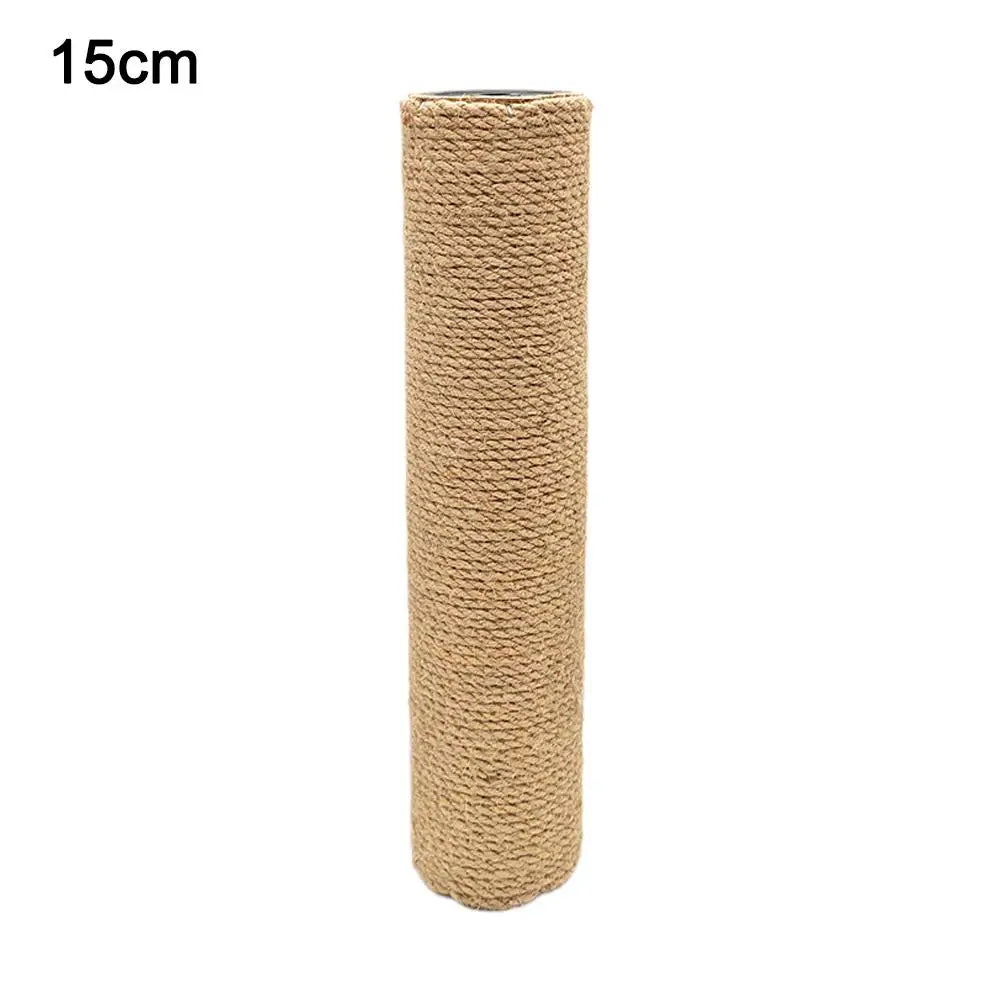 Poste Arranhador de Sisal para Gatos, Brinquedo Anti-Arranhões para Cuidado das Garras, Peças de Reposição Destacáveis DIY para Árvore de Gatos, Suprimentos Domésticos para Gatos de Estimação