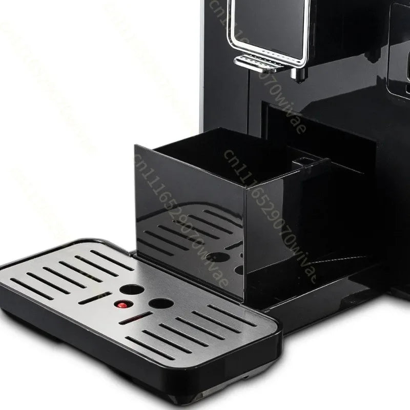 Máquina de café automática 3 em 1, cafeteira expresso com moedor de grãos embutido e vaporizador de leite para preparação de café em casa