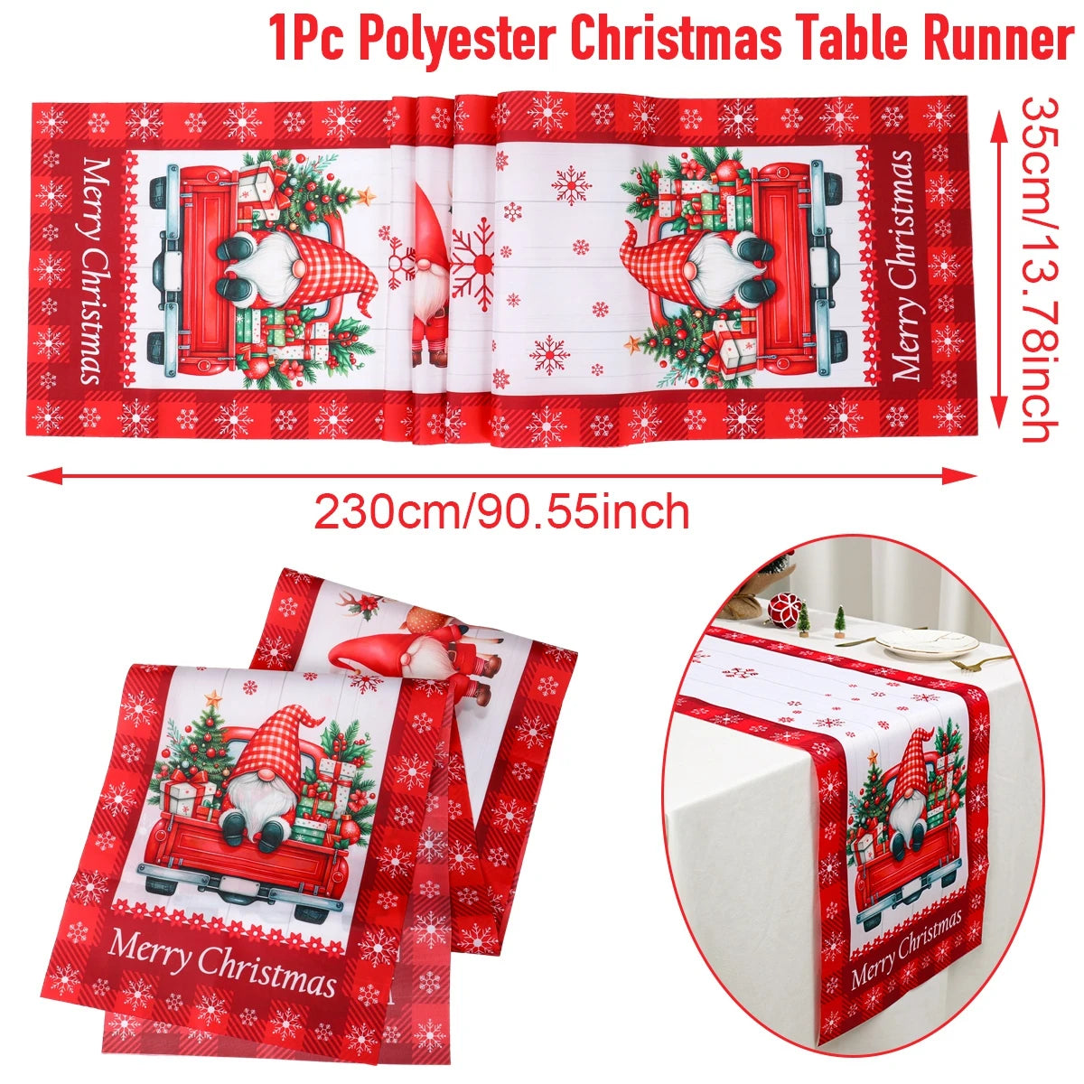 Natal papai noel corredor de mesa navidad natal noel árvore boneco de neve bandeira de mesa feliz natal decoração para casa 2025 ano novo 2026