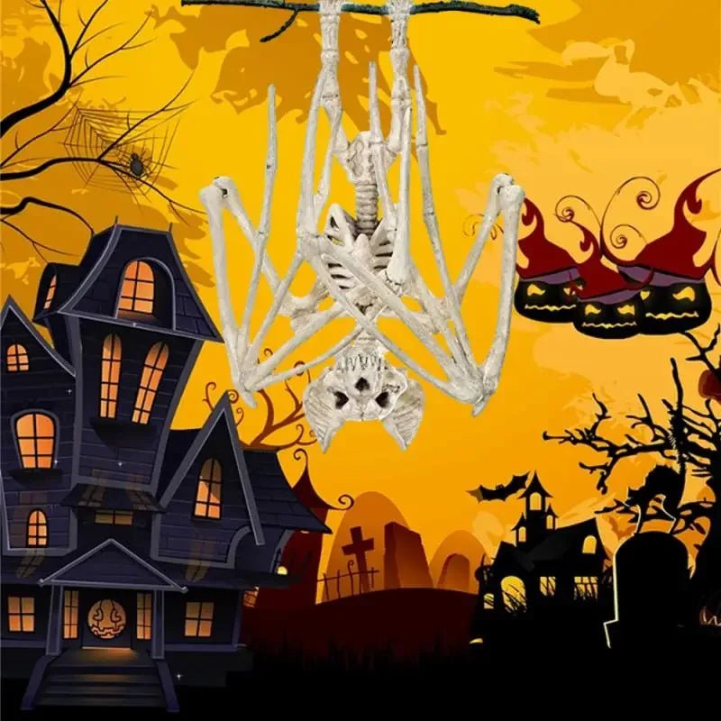 Halloween horror morcegos esqueleto mouse escorpião lagarto bonez esqueleto modelo festival decoração festa assustador decoração de festa de halloween - Kasa & Pet