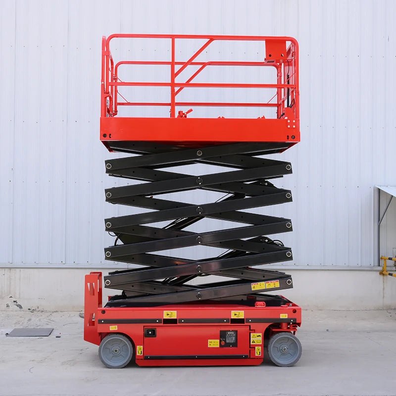 Plataforma Elevatória Hidráulica Mini de 4m, 6m, 8m, 16m, Plataforma Elevatória Elétrica Móvel Autopropelida com Aprovação CE - Kasa & Pet